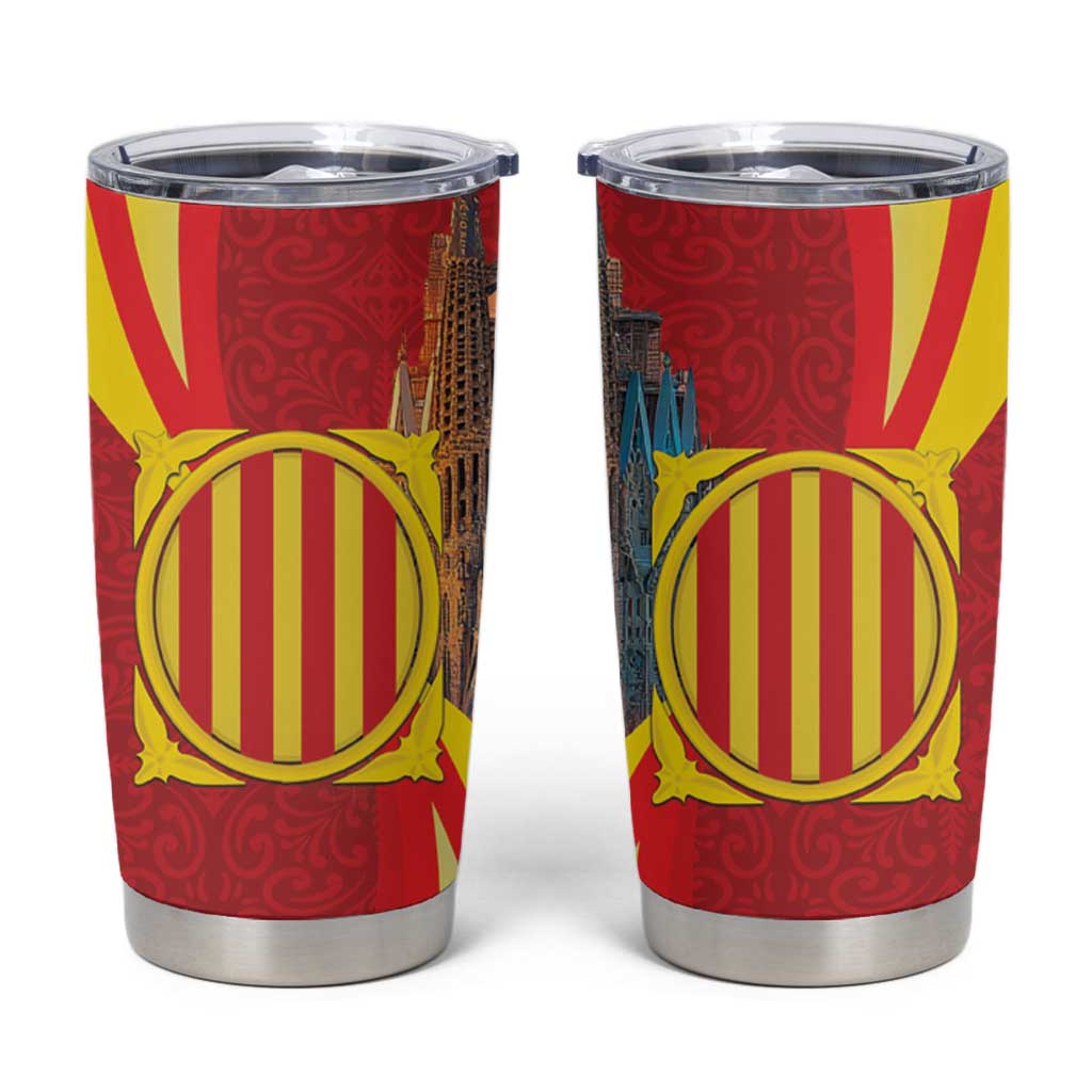 Catalonia Spain Tumbler Cup Basilica de la Sagrada Familia