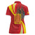 Catalonia Spain Women Polo Shirt Basilica de la Sagrada Familia