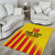 Custom Catalonia Football Area Rug Seleccio de futbol de Catalunya