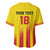 Custom Catalonia Football Baseball Jersey Seleccio de futbol de Catalunya