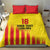 Custom Catalonia Football Bedding Set Seleccio de futbol de Catalunya