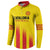 Custom Catalonia Football Button Sweatshirt Seleccio de futbol de Catalunya