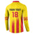 Custom Catalonia Football Button Sweatshirt Seleccio de futbol de Catalunya