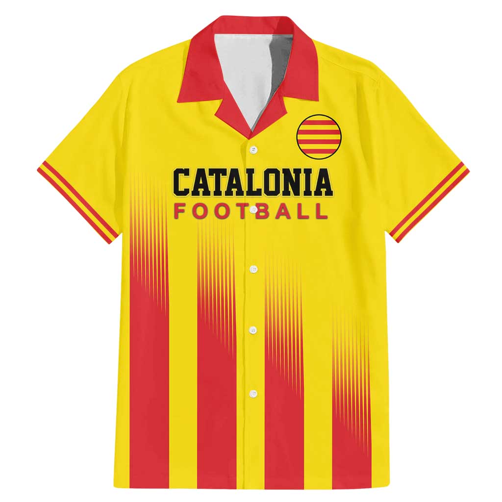 Custom Catalonia Football Family Matching Mermaid Dress and Hawaiian Shirt Seleccio de futbol de Catalunya