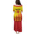 Custom Catalonia Football Family Matching Puletasi and Hawaiian Shirt Seleccio de futbol de Catalunya