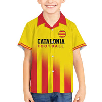 Custom Catalonia Football Family Matching Short Sleeve Bodycon Dress and Hawaiian Shirt Seleccio de futbol de Catalunya