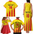 Custom Catalonia Football Family Matching Tank Maxi Dress and Hawaiian Shirt Seleccio de futbol de Catalunya