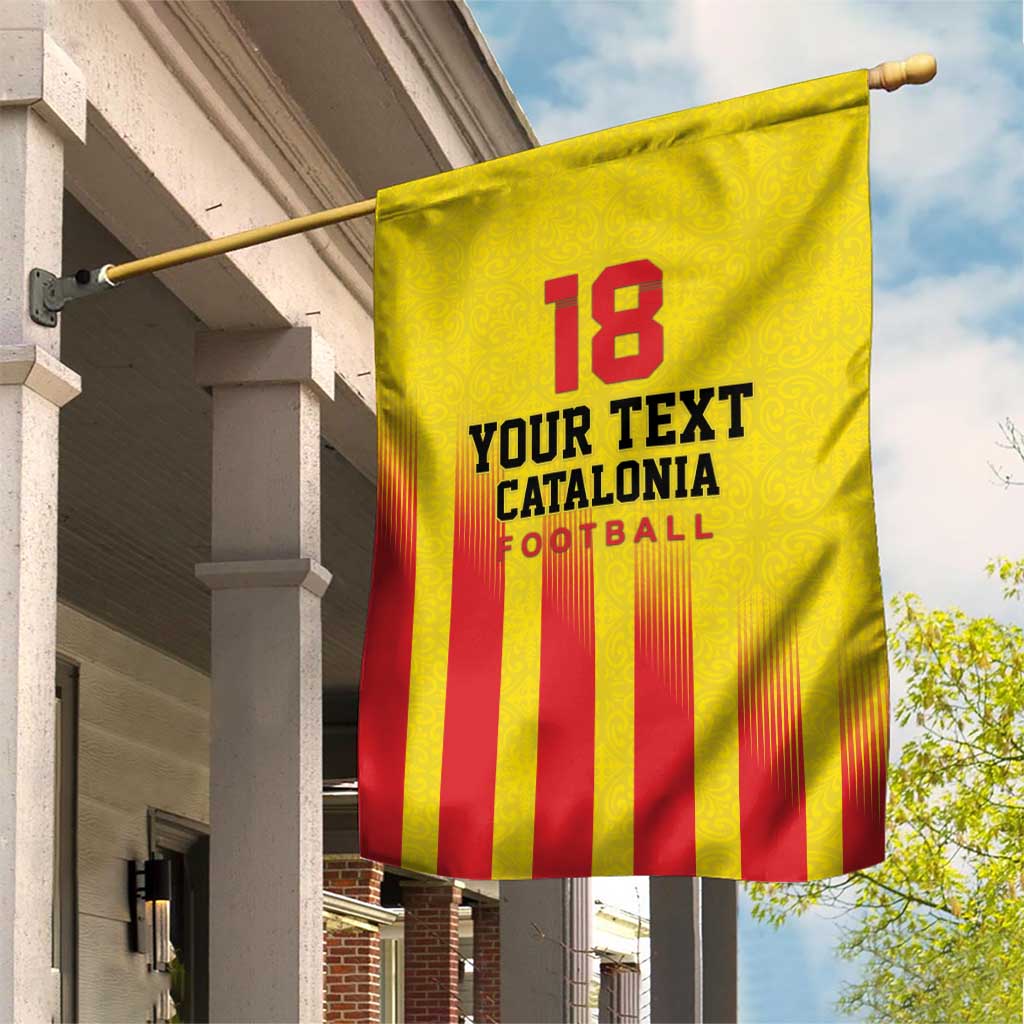 Custom Catalonia Football Garden Flag Seleccio de futbol de Catalunya