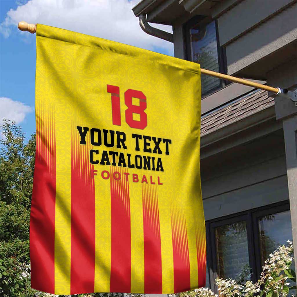 Custom Catalonia Football Garden Flag Seleccio de futbol de Catalunya