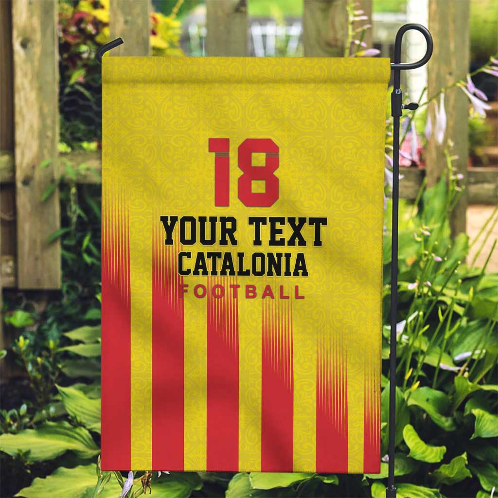 Custom Catalonia Football Garden Flag Seleccio de futbol de Catalunya