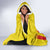 Custom Catalonia Football Hooded Blanket Seleccio de futbol de Catalunya