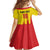 Custom Catalonia Football Kid Short Sleeve Dress Seleccio de futbol de Catalunya