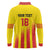 Custom Catalonia Football Long Sleeve Polo Shirt Seleccio de futbol de Catalunya