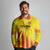 Custom Catalonia Football Long Sleeve Polo Shirt Seleccio de futbol de Catalunya