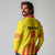 Custom Catalonia Football Long Sleeve Polo Shirt Seleccio de futbol de Catalunya