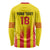 Custom Catalonia Football Long Sleeve Shirt Seleccio de futbol de Catalunya