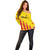 Custom Catalonia Football Off Shoulder Sweater Seleccio de futbol de Catalunya