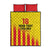 Custom Catalonia Football Quilt Bed Set Seleccio de futbol de Catalunya