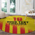 Custom Catalonia Football Round Carpet Seleccio de futbol de Catalunya