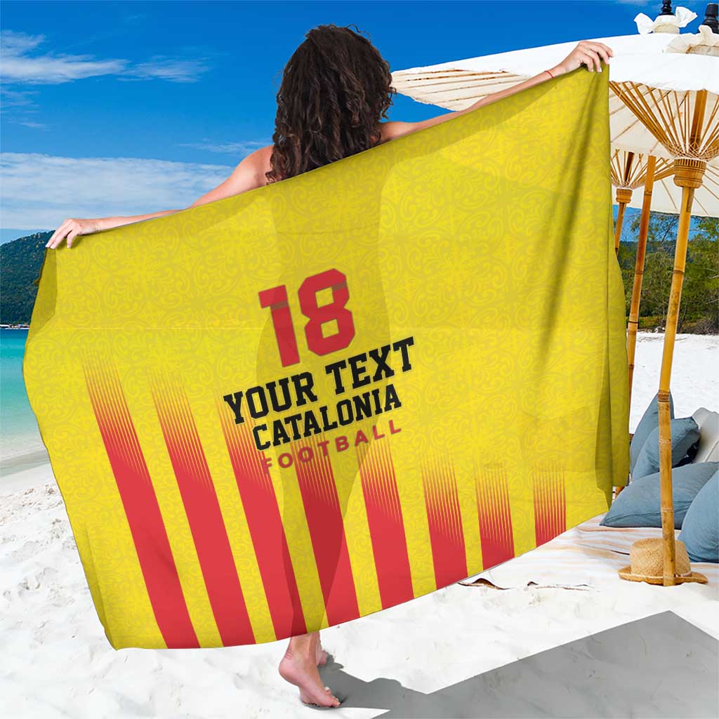 Custom Catalonia Football Sarong Seleccio de futbol de Catalunya