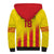 Custom Catalonia Football Sherpa Hoodie Seleccio de futbol de Catalunya