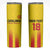 Custom Catalonia Football Skinny Tumbler Seleccio de futbol de Catalunya