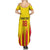 Custom Catalonia Football Summer Maxi Dress Seleccio de futbol de Catalunya