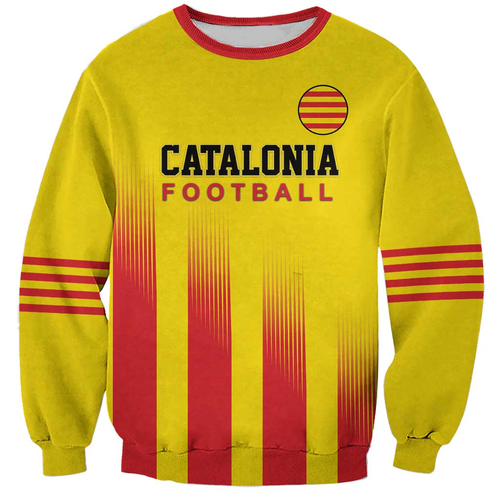 Custom Catalonia Football Sweatshirt Seleccio de futbol de Catalunya