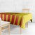 Custom Catalonia Football Tablecloth Seleccio de futbol de Catalunya