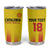 Custom Catalonia Football Tumbler Cup Seleccio de futbol de Catalunya