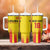 Custom Catalonia Football Tumbler With Handle Seleccio de futbol de Catalunya
