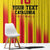 Custom Catalonia Football Window Curtain Seleccio de futbol de Catalunya