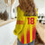Custom Catalonia Football Women Casual Shirt Seleccio de futbol de Catalunya