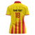 Custom Catalonia Football Women Polo Shirt Seleccio de futbol de Catalunya