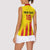 Custom Catalonia Football Women Sleeveless Polo Shirt Seleccio de futbol de Catalunya