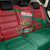 Mexico Coat Of Arms Back Car Seat Cover With Folk Pattern - Wonder Print Shop