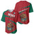 Mexico Coat Of Arms Baseball Jersey With Folk Pattern - Wonder Print Shop