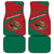 Mexico Coat Of Arms Car Mats With Folk Pattern - Wonder Print Shop