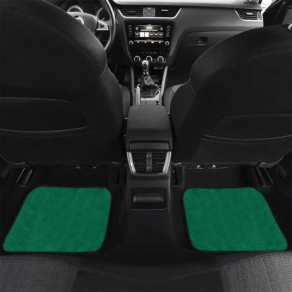 Mexico Coat Of Arms Car Mats With Folk Pattern - Wonder Print Shop