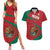 Mexico Coat Of Arms Couples Matching Summer Maxi Dress and Hawaiian Shirt With Folk Pattern - Wonder Print Shop