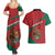Mexico Coat Of Arms Couples Matching Summer Maxi Dress and Hawaiian Shirt With Folk Pattern - Wonder Print Shop