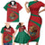 Mexico Coat Of Arms Family Matching Short Sleeve Bodycon Dress and Hawaiian Shirt With Folk Pattern - Wonder Print Shop