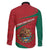 Mexico Coat Of Arms Family Matching Short Sleeve Bodycon Dress and Hawaiian Shirt With Folk Pattern - Wonder Print Shop