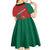 Mexico Coat Of Arms Kid Short Sleeve Dress With Folk Pattern - Wonder Print Shop