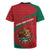 Mexico Coat Of Arms Rugby Jersey With Folk Pattern - Wonder Print Shop