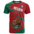 Mexico Coat Of Arms T Shirt With Folk Pattern - Wonder Print Shop