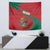 Mexico Coat Of Arms Tapestry With Folk Pattern - Wonder Print Shop