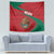 Mexico Coat Of Arms Tapestry With Folk Pattern - Wonder Print Shop