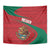 Mexico Coat Of Arms Tapestry With Folk Pattern - Wonder Print Shop