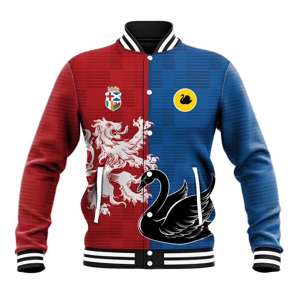 Custom British Lions Western Force Baseball Jacket Unique Style - Wonder Print Shop